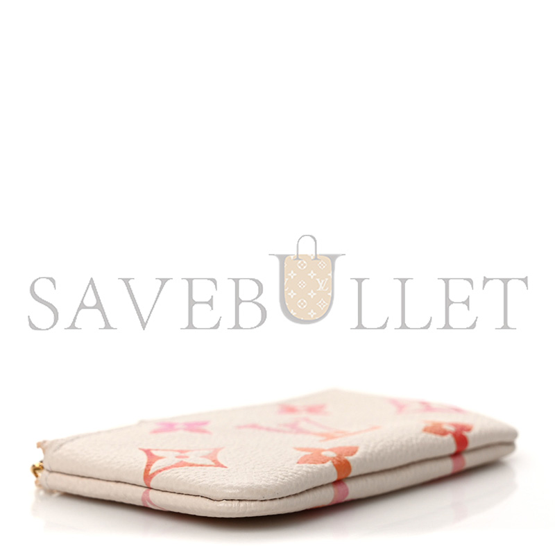 LOUIS VUITTON GIANT KEY POUCH SUNRISE AQUARELLE M83506 (12*7*1.5cm)